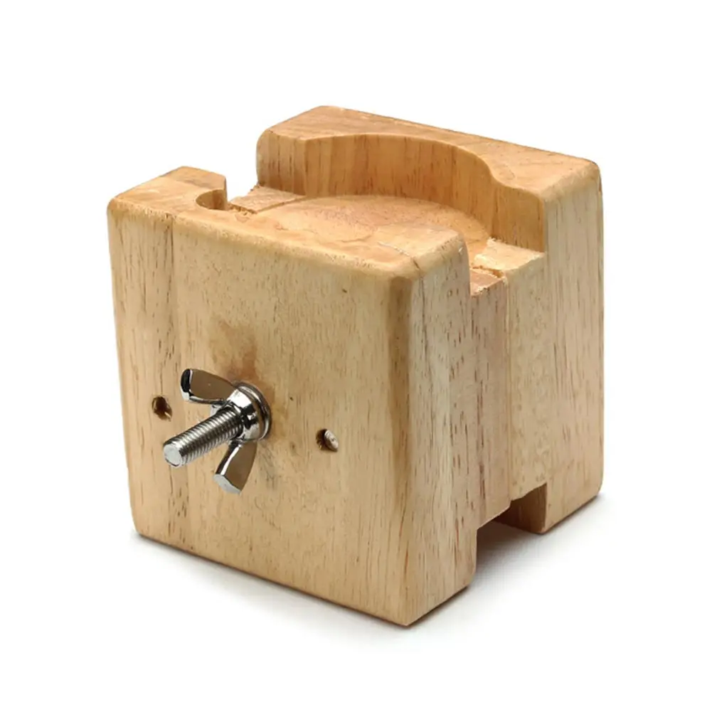 Зажим открывалка держатель для часов винтажный деревянный тиски Часовщик