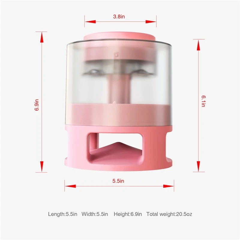 

Pet Interactive Automatic Food Dispenser Slow Feeder-Cat Feeder Fun Dog Food Catapult Square Press and Leak Feeding Utensils