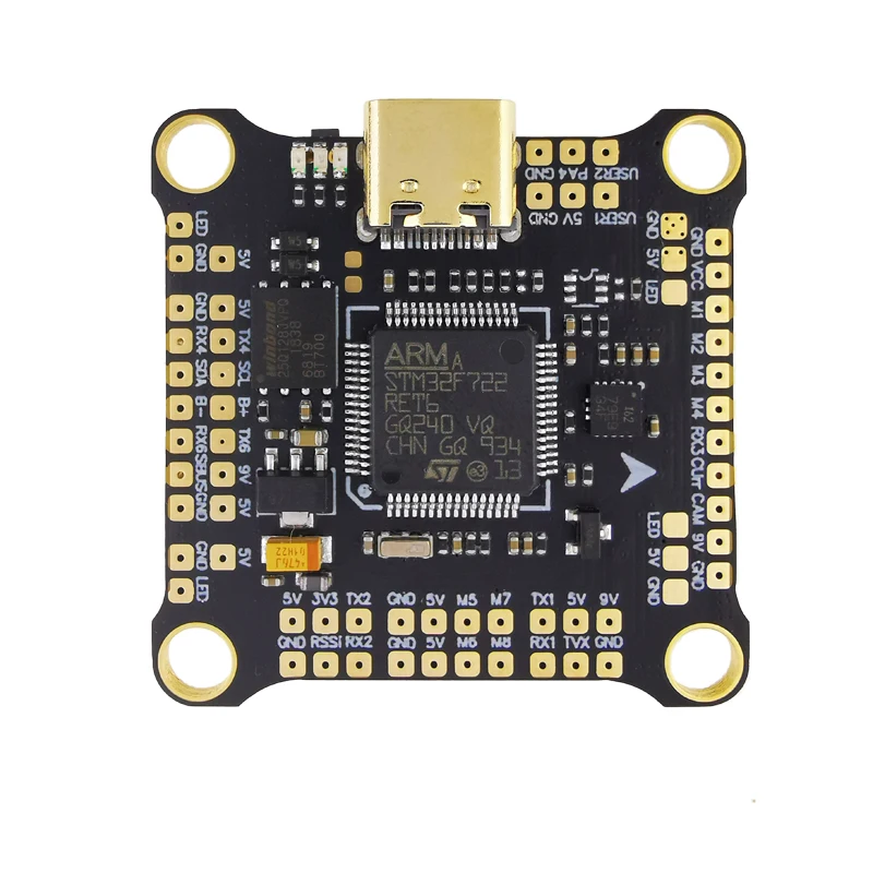 

Hakrc F722DJI/HK 7230D Полетный контроллер 3-6S гоночный пересекающий аппарат двойной BEC барометр/двойной гироскоп FC для радиоуправляемых дронов запча...