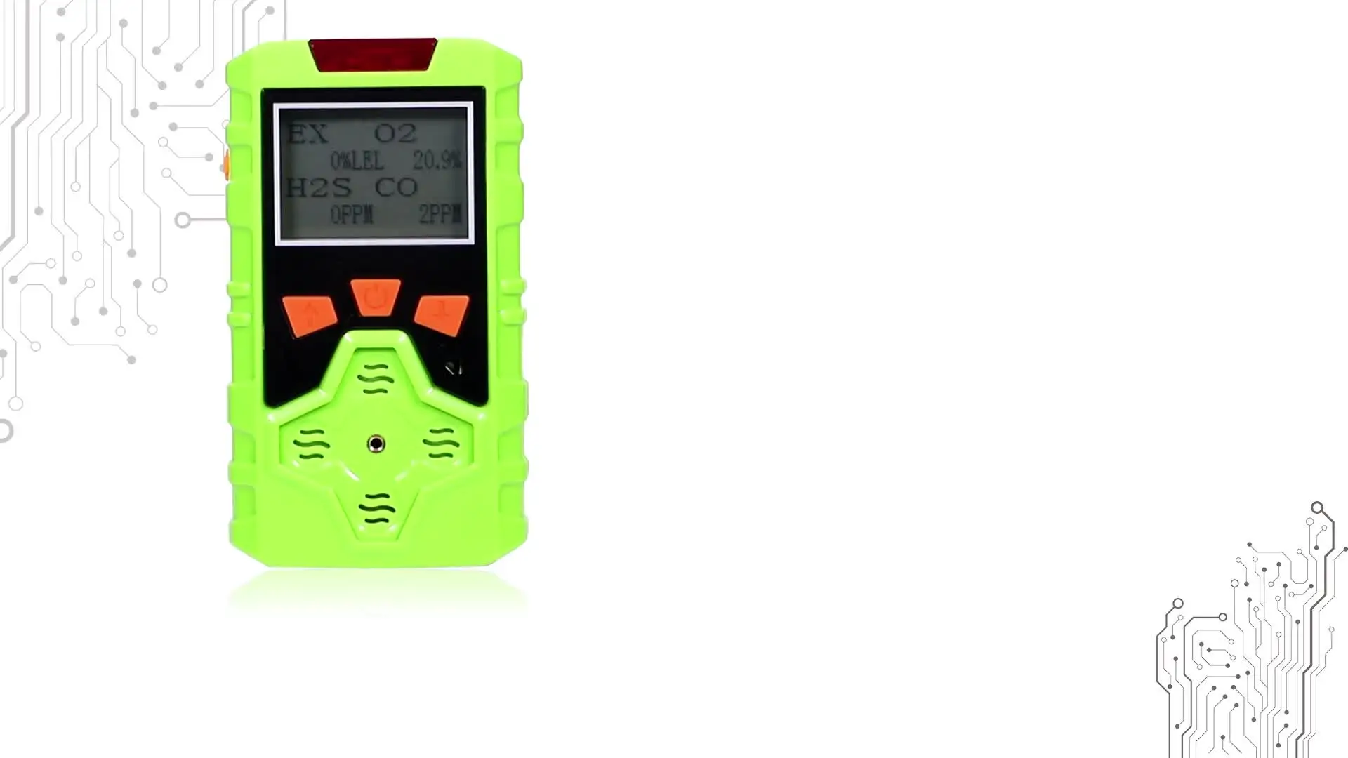

wholesale portable multi-parameter gas alarm detector, gas analyzer with protective cover