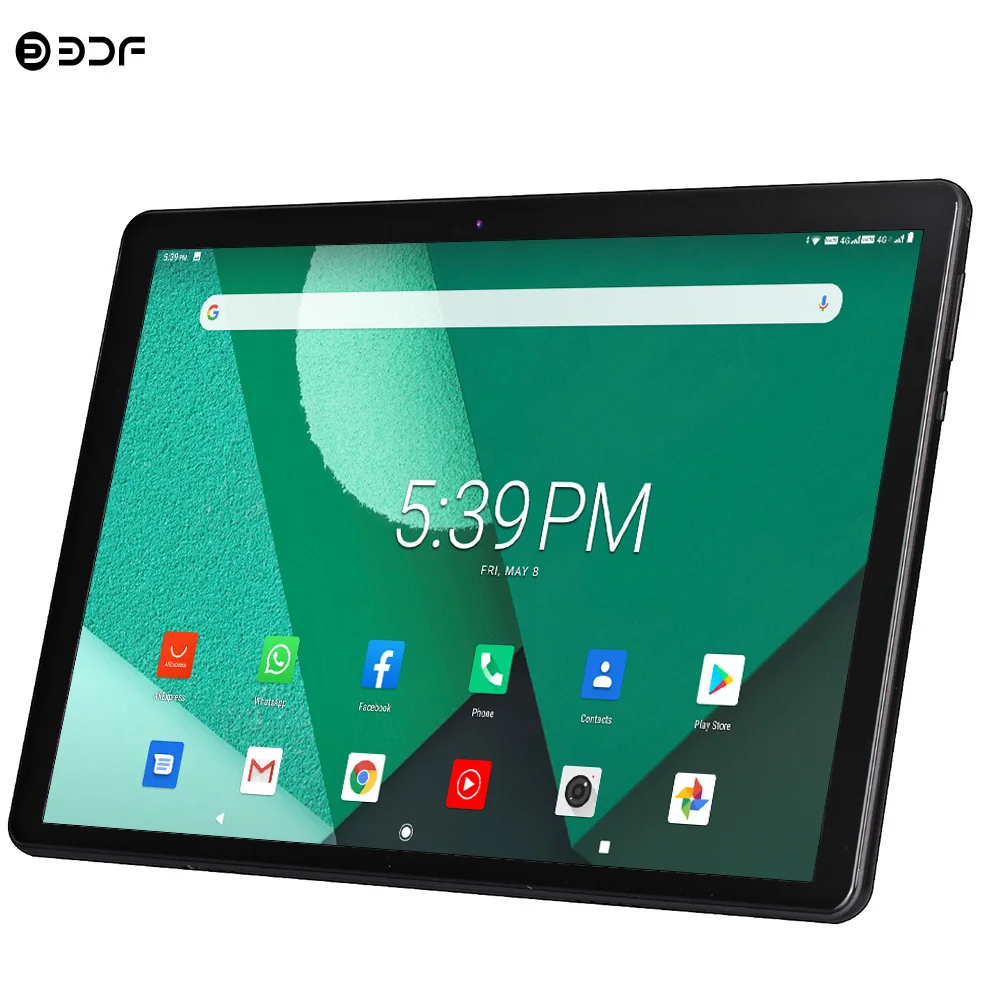  New Tablet Pc 10.1 inch Android 9.0 Tablets Octa Core Google Play 3g 4g LTE Phone Call GPS WiFi Bluetooth Tempered Glass 10 inch 