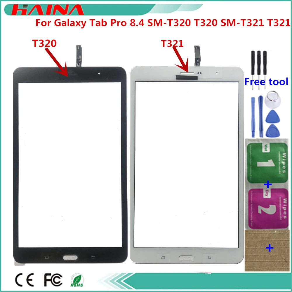 Новый сенсорный экран для Samsung Galaxy Tab Pro 8 4 SM T320 T321 дигитайзер Передняя стеклянная