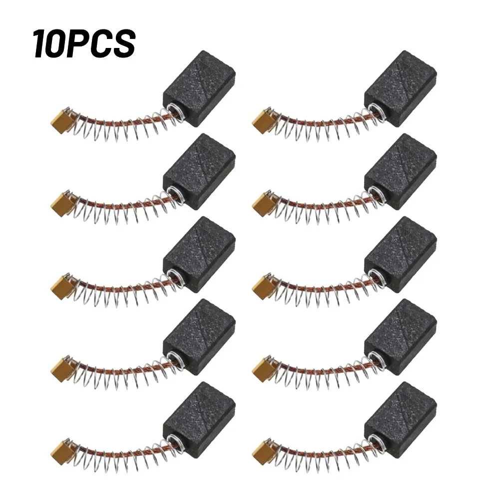 

Practical Carbon Brush Set Spare Parts 10pcs 6.5x9.5x15mm Angle Grinder