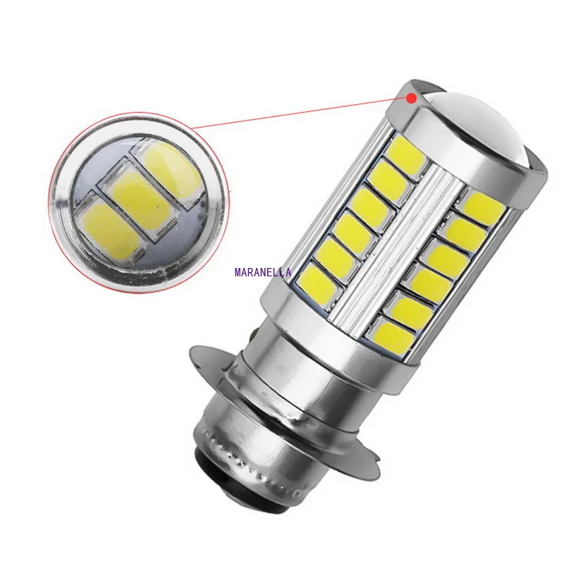 1 шт х PX15D P15D 33 SMD H6M светодиодный Ba20d 5630 туман светильник лампа авто мото велосипед