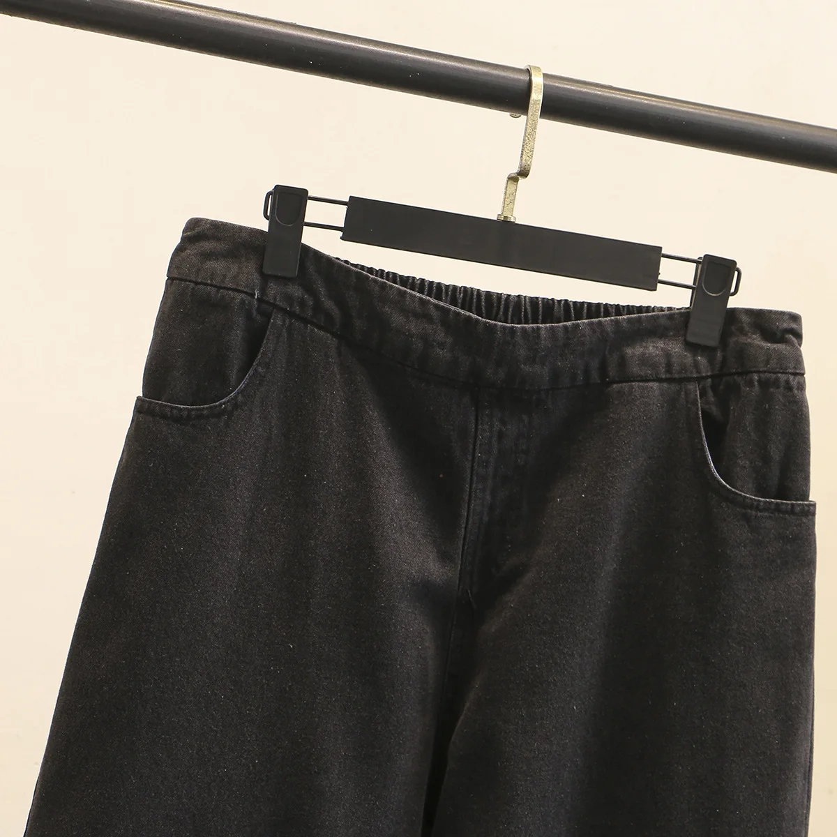 Джинсы женские с завышенной талией модные брюки-султанки из денима в стиле