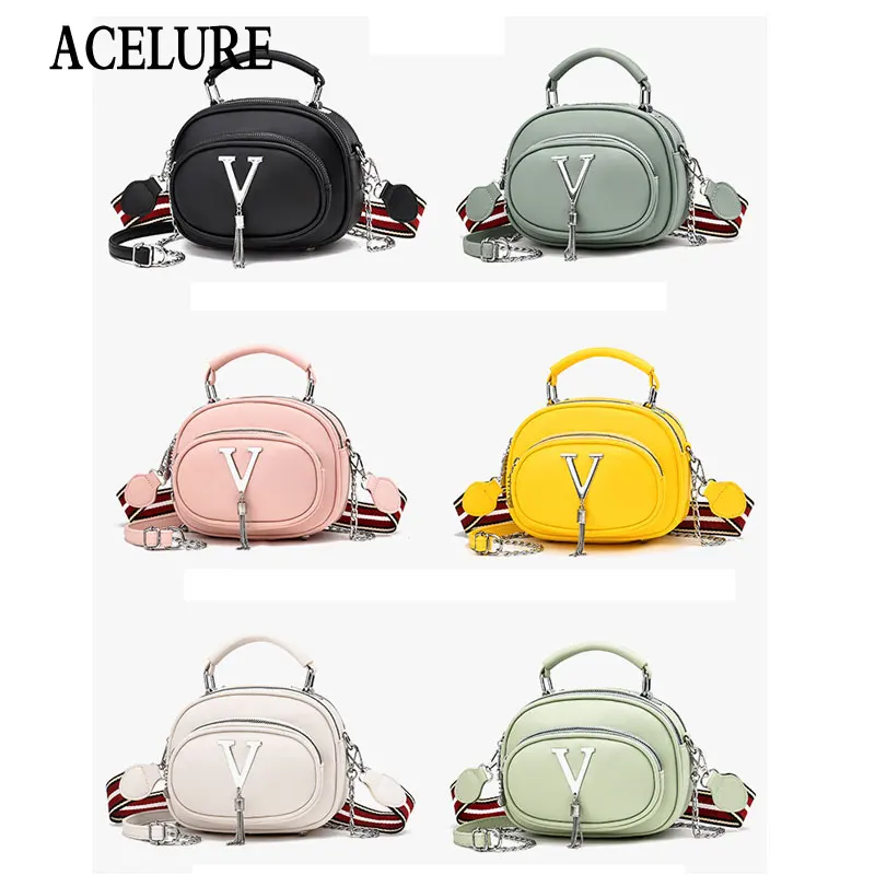 

Mini High Quality Fashion Women's Handbags Purse Small Tassel Black Shoulder CrossBody Bags for Women PU Leather Messenger Bags