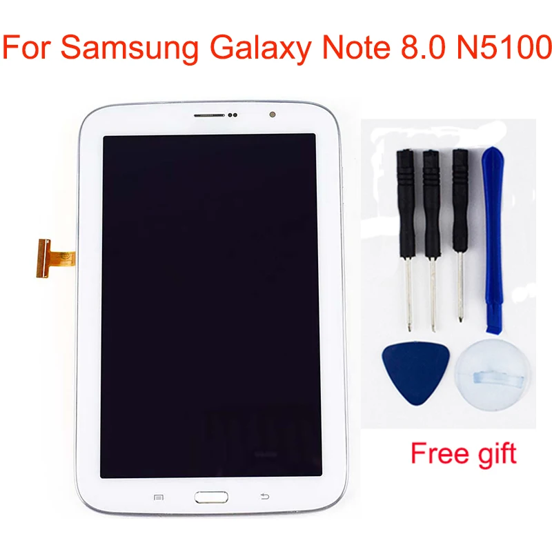 ЖК-дисплей для samsung Galaxy Note 8,0, N5100, GT-N5100, N5110, сенсорный экран, дигитайзер, сенсор, ЖК-дисплей, панель, сборка, рамка