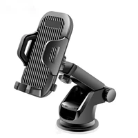 2020 new long arm sucker gravity car mobile phone holder stand universal dashboard clip support for iphone 11 pro accessories