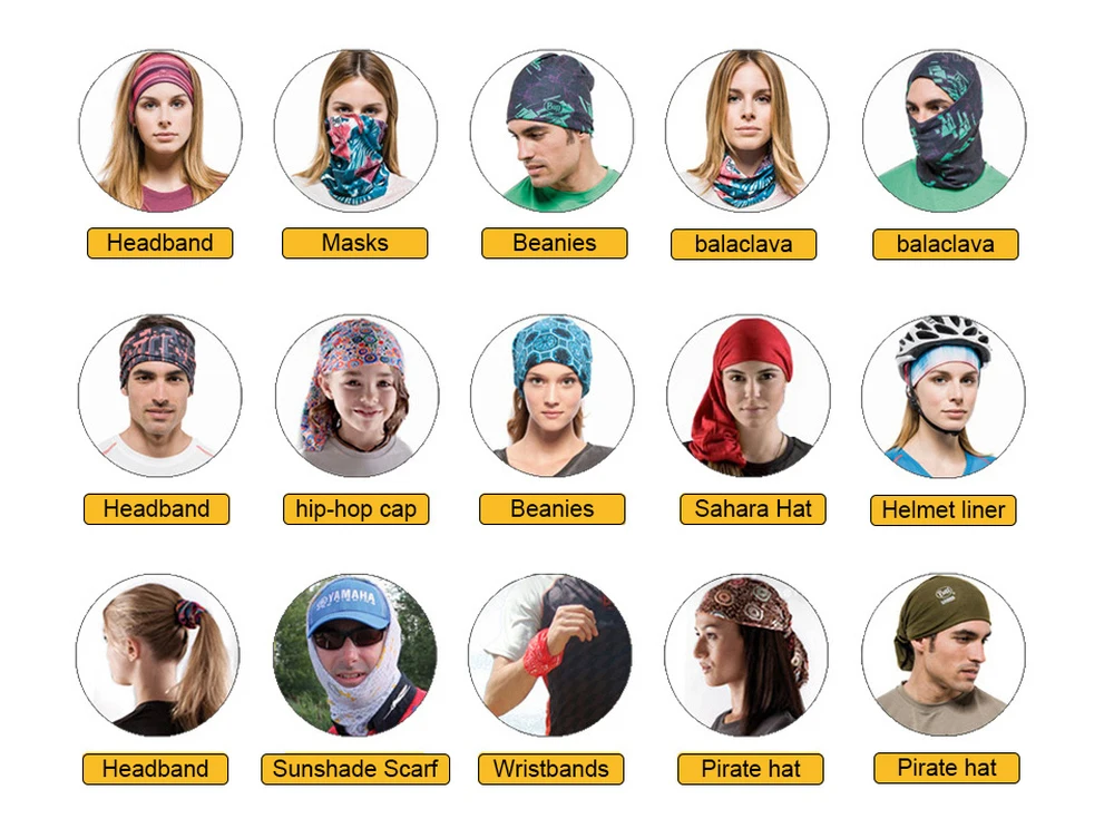 3D многофункциональная бесшовная мотоциклетная Балаклава маска для лица с