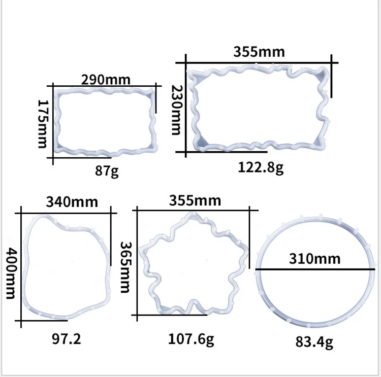 

DIY UV Resin Mold Coaster Holder Tray Holders Jewerly Epoxy Resin Molds