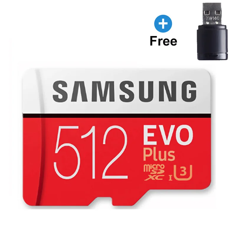 Карта памяти MicroSD SAMSUNG EVO Plus 512/100/МБ/с./128/32/256 ГБ | Компьютеры и офис