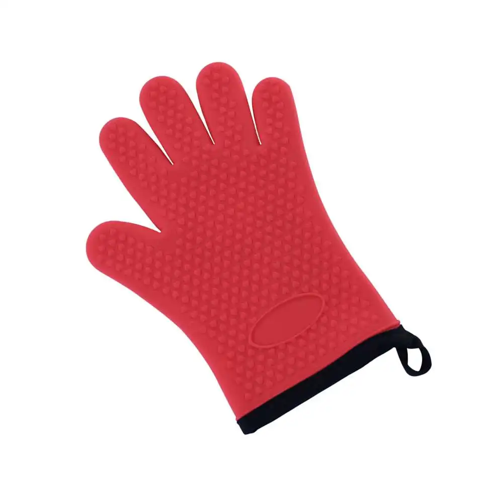 Силиконовые перчатки с защитой от ожогов кухонные варежки для духовки