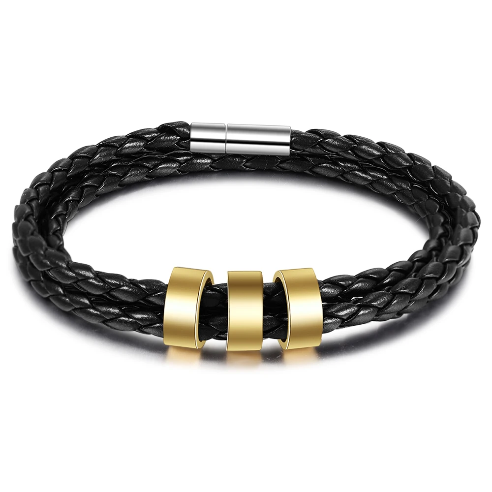 Персонализированные золотые бусы из нержавеющей стали плетеные веревочные