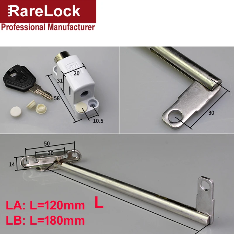 Rarelock уход за ребенком цепочка для окна замок для стеклянной перемычки двери ванной комнаты Аксессуары для дома DIY MS91 aa