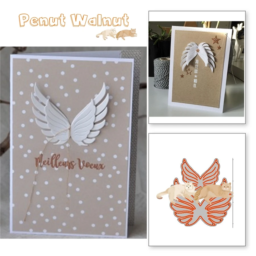 Летающие крылья металлические режущие штампы DIY трафареты для скрапбукинга