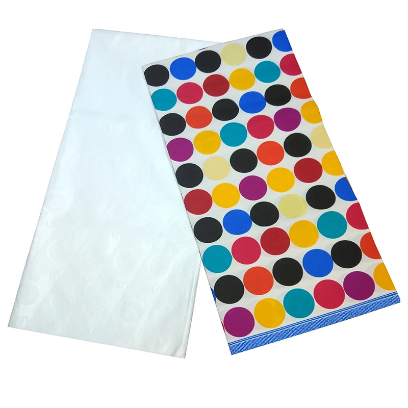 2019 полиэстер ткань с восковым принтом Анкара тиснение для галстука-краски