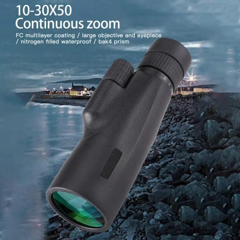 

Outdoor Telescope Zoom All-optical Large Eyepiece High Magnification FMC Coating Image Stabilization Camping Equipment