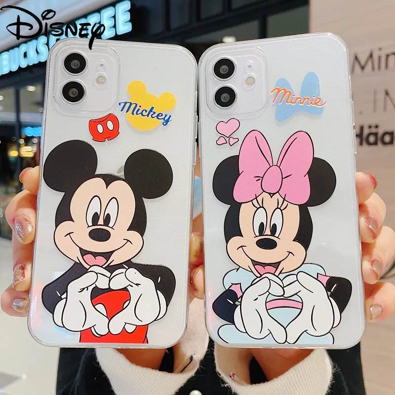 

Disney cartoon cute couple mobile phone case for iPhone11/11pro/11promax/7/8p/xs/xsmax/se/xr/12promax/12mini case Minnie Mickey