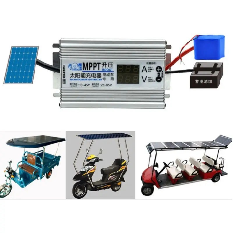 

MPPT Solar Panel Cells Charger Controller 10A Booster Battery Voltage Regulator