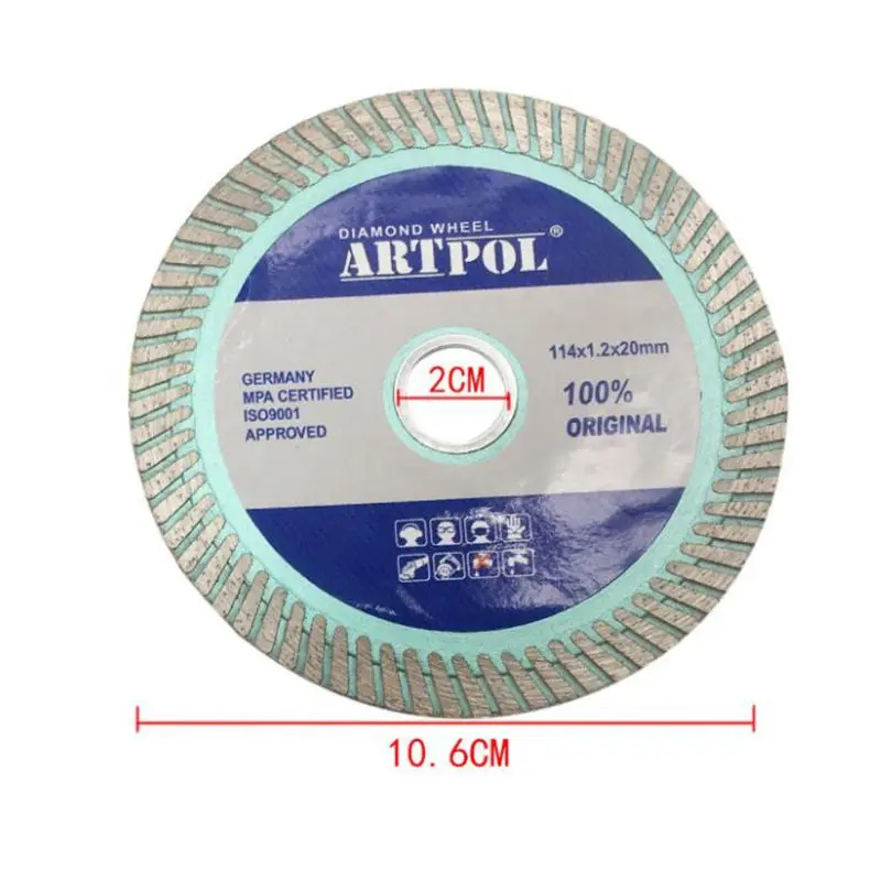 

Ultra-thin Diamond Ceramic Saw Blade Wheel Porcelain Dry Cutting Grinder Disc