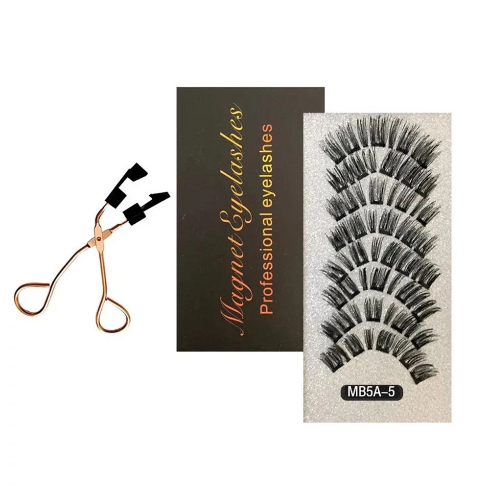 

Natural Magnetic Eyelashes Reusable With Magnetic Clamps Of The False Cils Mb 8 Pces 5 Magnetic Eyelashes Magnet False Eyelashe