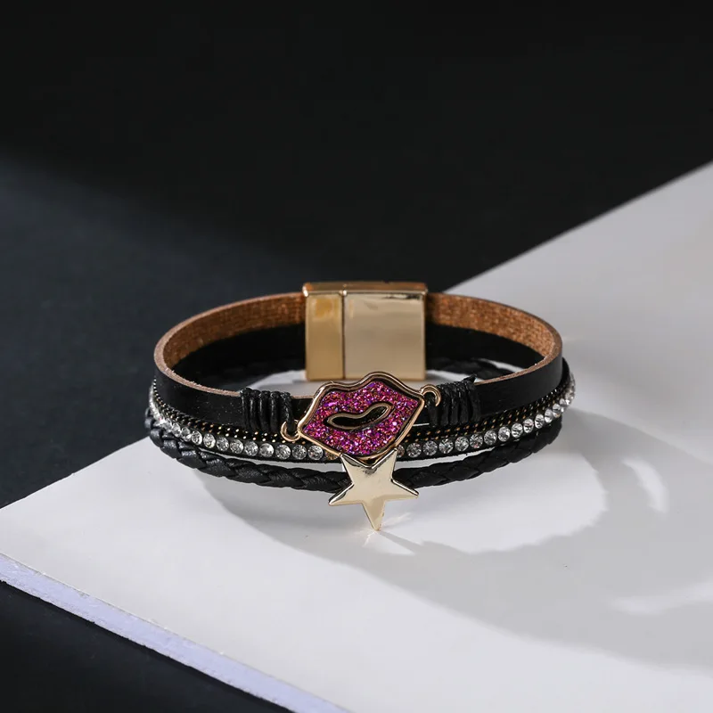 2020 Pulseira ювелирные изделия новые модные жемчужные многослойные кожаные браслеты