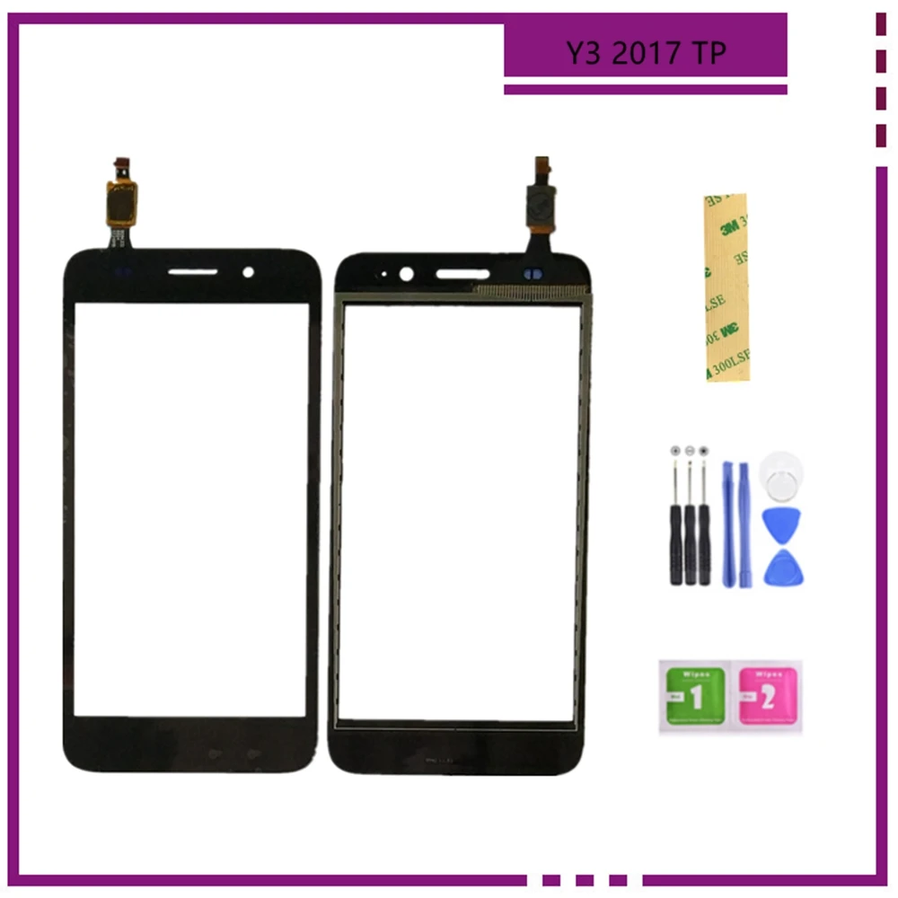 5 дюймовый ЖК дисплей для Huawei Y3 2017 CRO L22 L02 L03 L23 U00 с сенсорным экраном дигитайзер