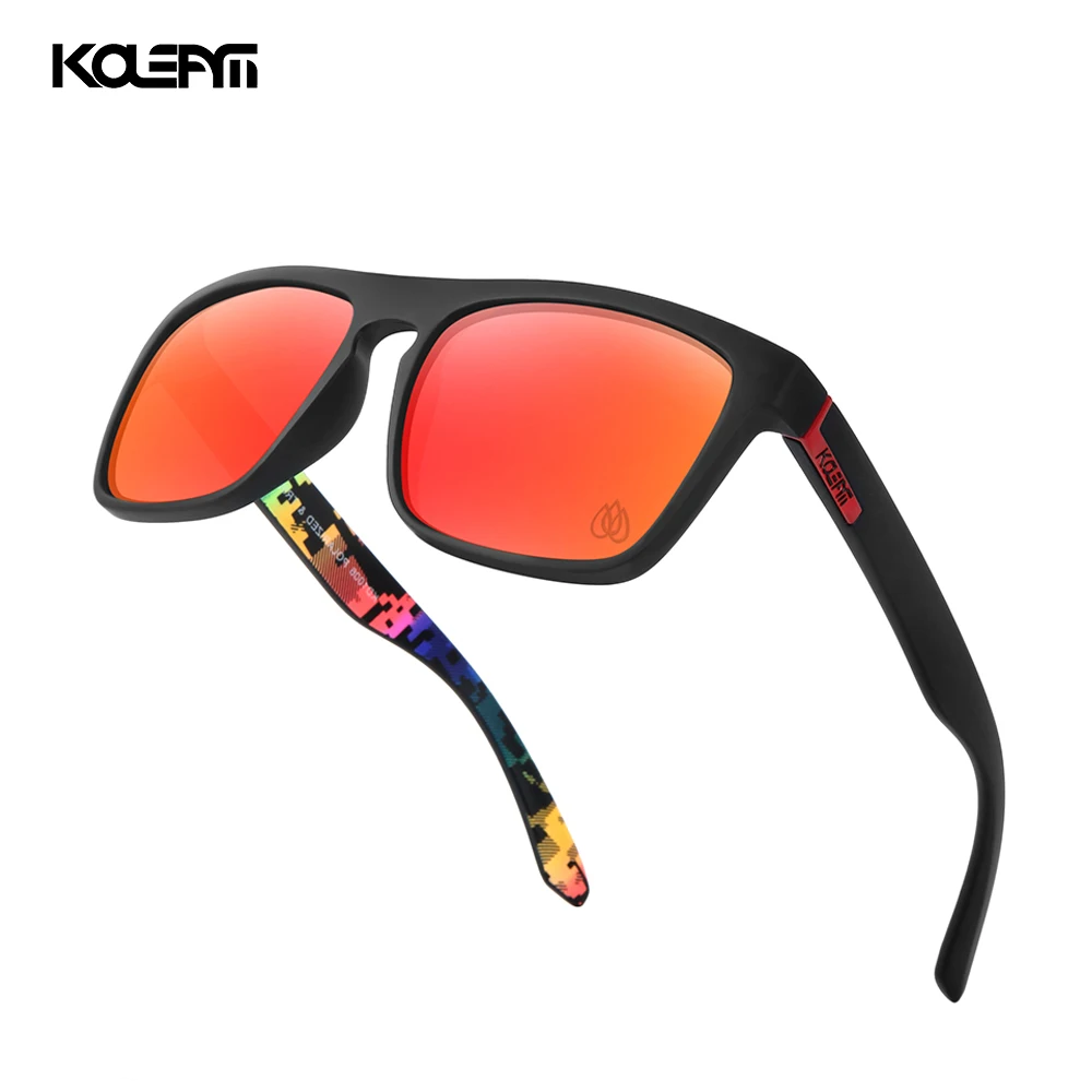 KDEAM роскошные зеркальные поляризационные солнцезащитные очки мужские