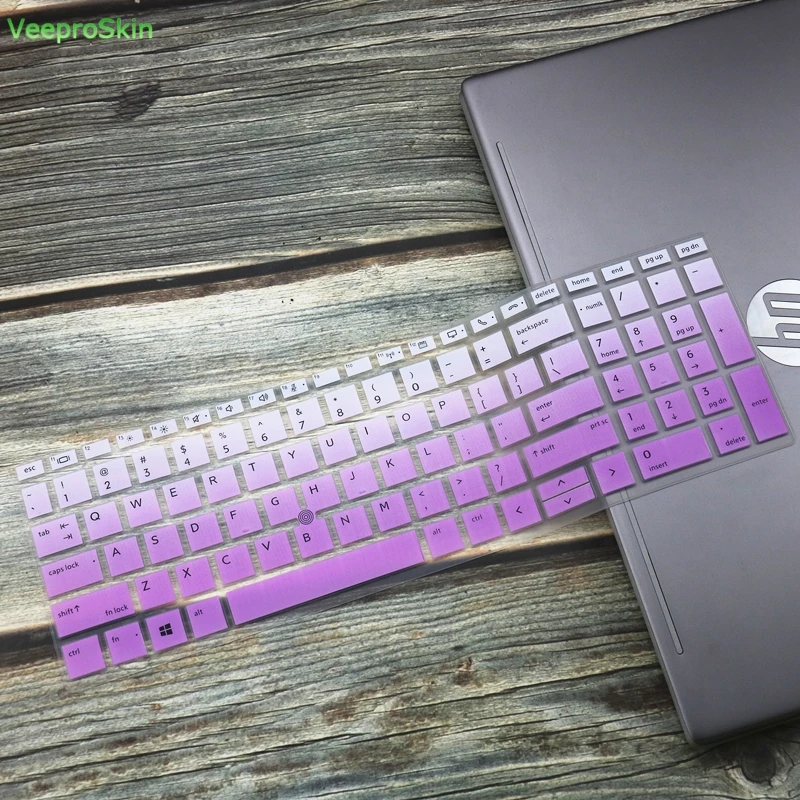 fadepurple Для hp ZBOOK 15 G5 G6 15,6 дюймов/ZBOOK 17 G5 G6 17,3 дюймов силиконовая клавиатура для ноутбука чехол протектор кожи - Цвет: fadepurple