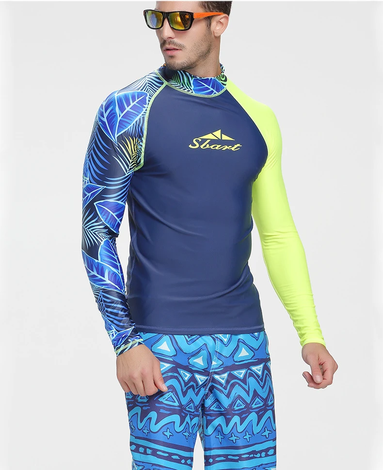 Профессиональный Rashguard плюс 3XL мужской дайвинг с длинным рукавом UV400 купальный костюм для серфинга Сноркелинг купальный костюм «Медуза» Пляжная одежда