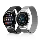 Ремешок из нержавеющей стали для Huawei Watch 3 Pro 46 мм 48 мм, металлический магнитный браслет Миланская петля для Huawei GT 2 46 мм GT 2e GT 2 Pro