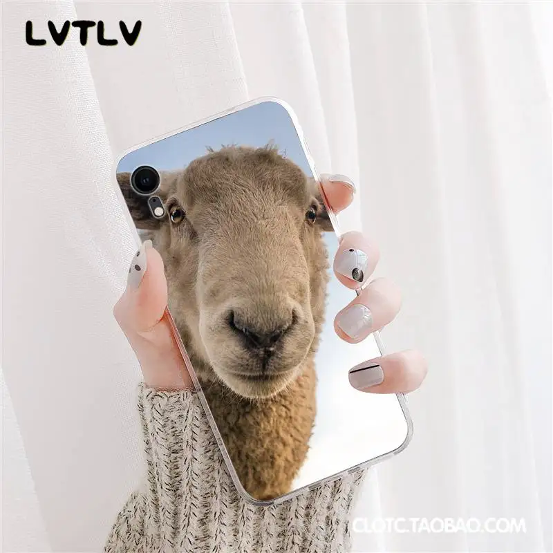 LVTLV лама альпакас животное ТПУ мягкий чехол для телефона iPhone 11 pro XS MAX 8 7 6 6S Plus X 5 5S SE