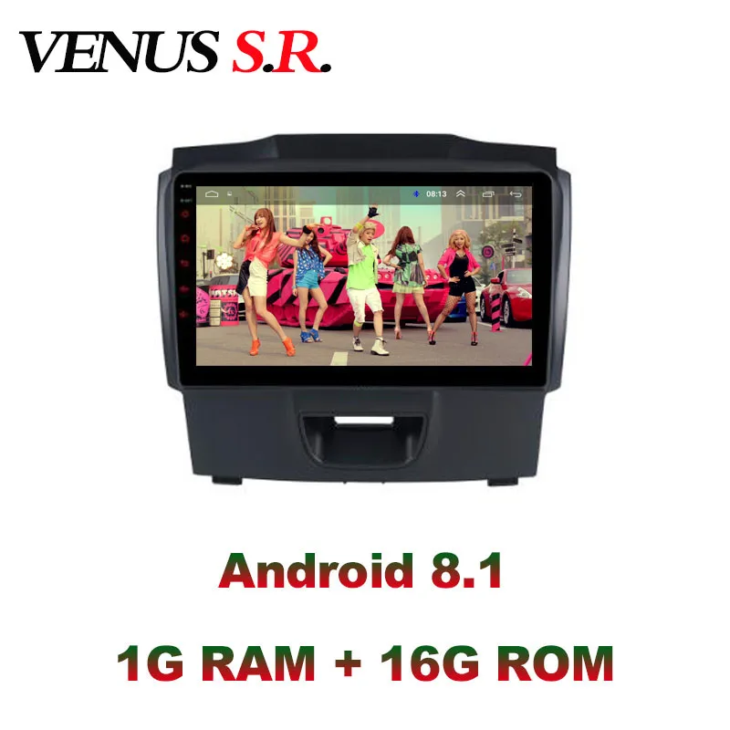 VenusSR Android 8 1 2.5D автомобильный dvd для Chevrolet S10 TRAILBLAZER ISUZU D-MAX мультимедиа головное