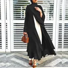 Однотонные открытые технические мусульманские платья, исламский женский хиджаб, арабский халат для женщин, одежда для молитвы, Африканское платье