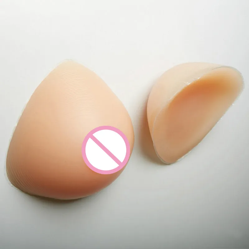 A To FF Cup Triangle Silicone Breasts Form A Mastectomy Crossdresser Breast Enlargement Artifact Pseudo Mother