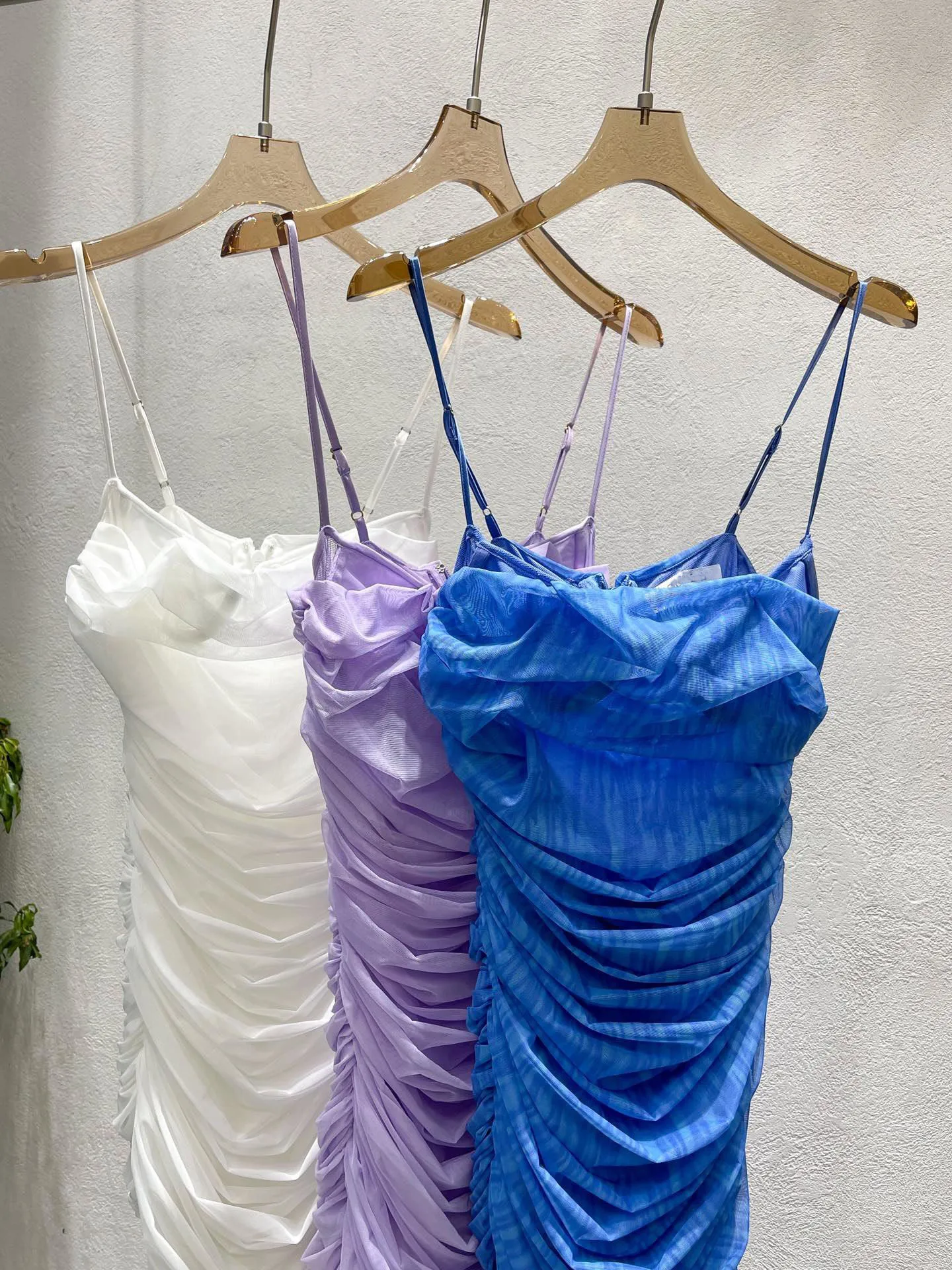 

2021 summer new goddess halter wrinkle tube top dress bag hip dress