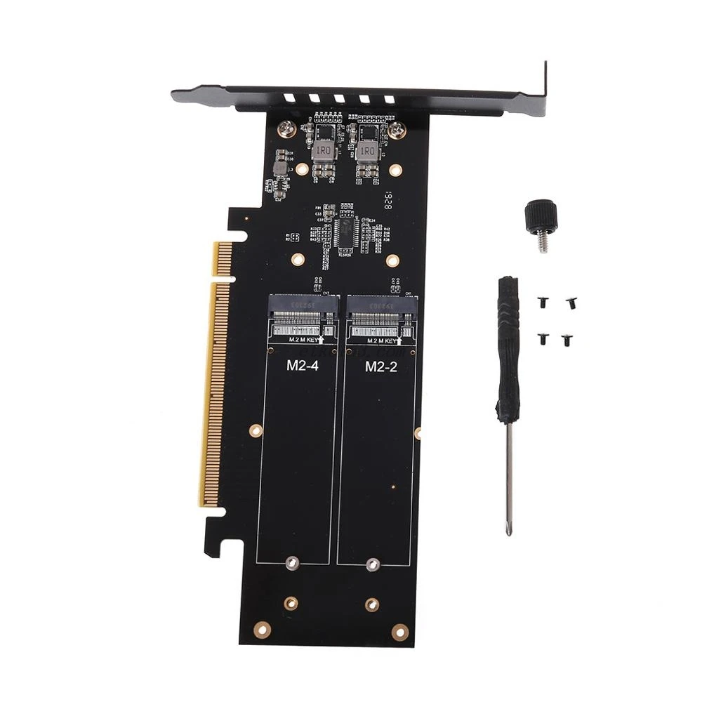 Плата RAID M.2 X16 до 4X NVME PCIE3.0 GEN3 4xNVME плата PCI E VROC Hyper M.2X16 M2X16 X4 NVMEx4 адаптер|Платы