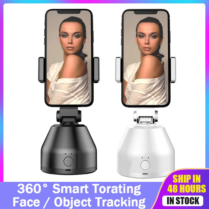 

Auto Shooting Selfie Sticks Rotating Automatic Face Tracking Tripod Camera Handheld Smartphone Camera Gimbal Accessories