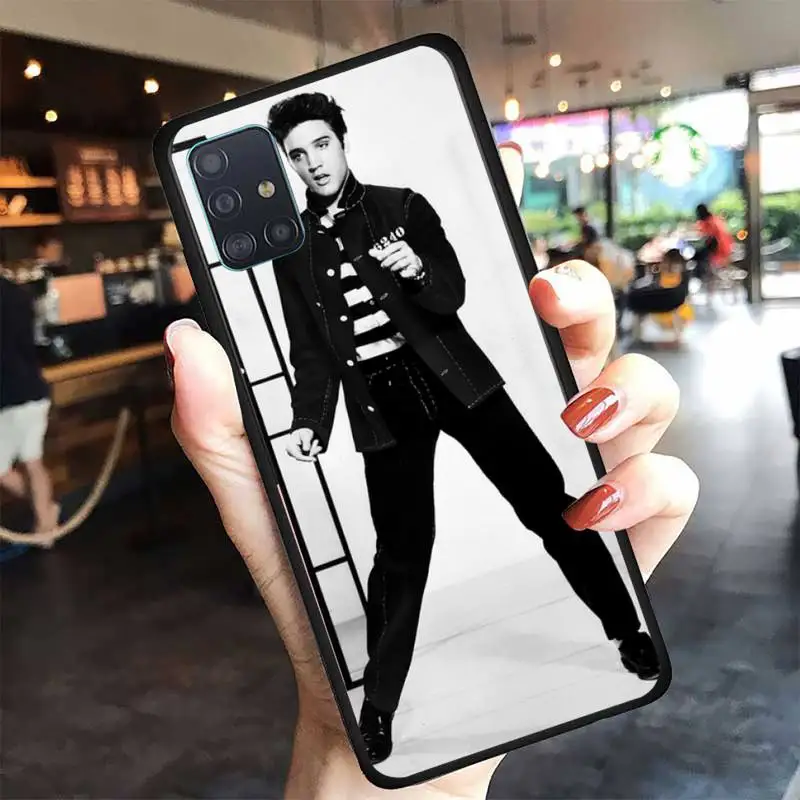 

Elvis Presley Phone Case For Samsung A10 A12 A02 A20E M30 A31 A32 A40 A50 S A52 A51 A70 A71 A80 Cover Fundas