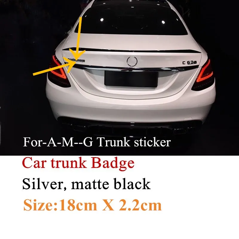 Автомобильные эмблемы стильные аксессуары наклейки для Mercedes AMG GLA GLC GLE GLS GT A C E G S