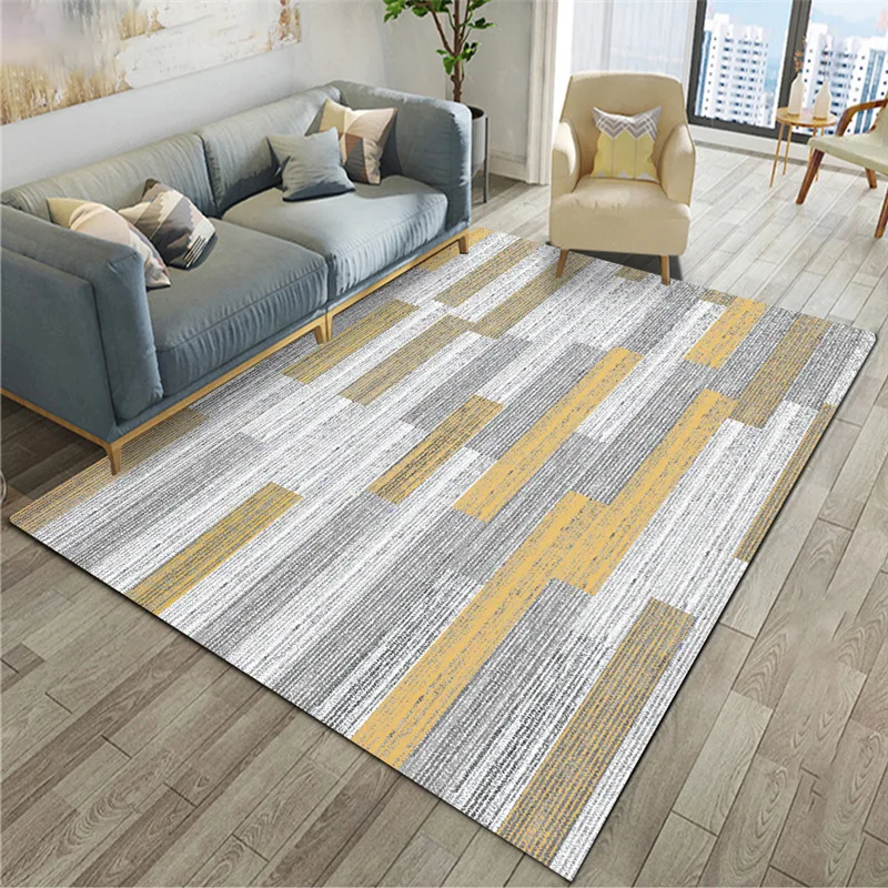 

Nordic Carpet Living Room Sofa Coffee Table Study Bedroom Carpet Mat Simple and Modern Non-slip Full Mat Can Be Customized