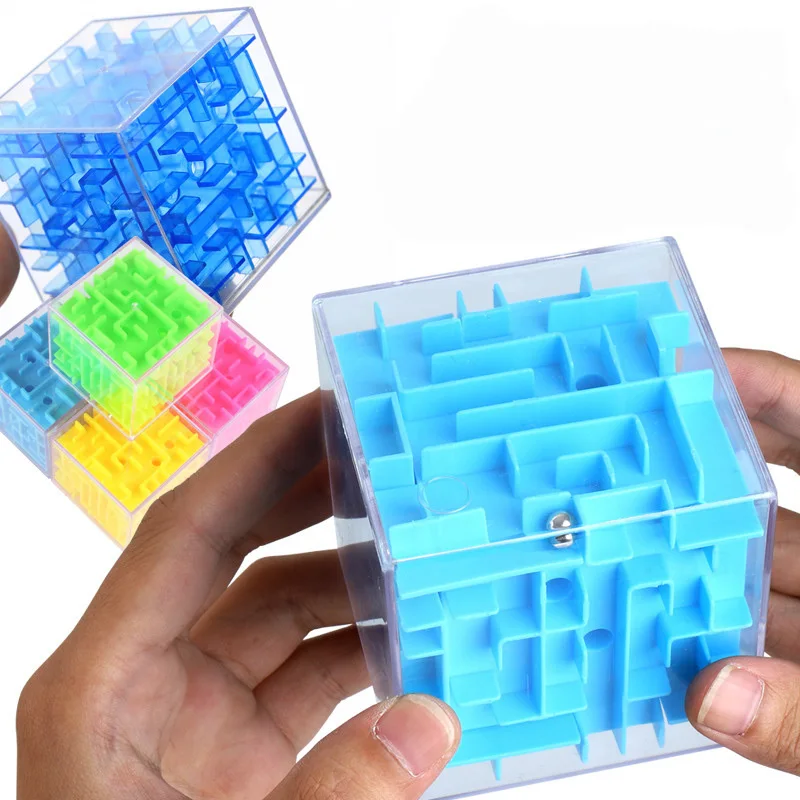 3D лабиринт волшебный куб шестисторонняя головоломка скоростной вращающийся шар