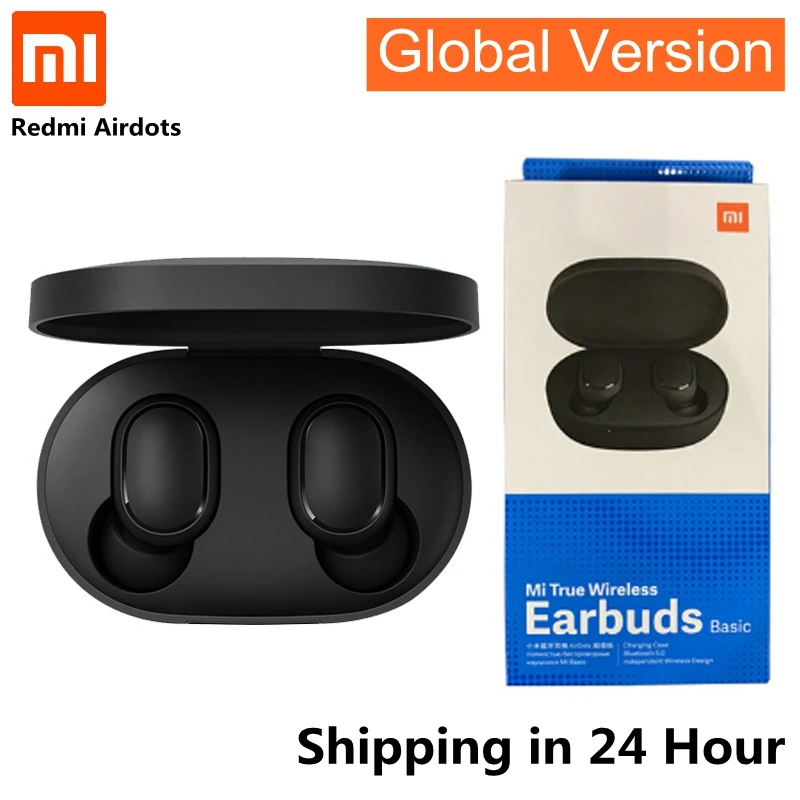 В наличии оригинальный Xiaomi Redmi Airdots Global TWS беспроводные Bluetooth наушники бас стерео