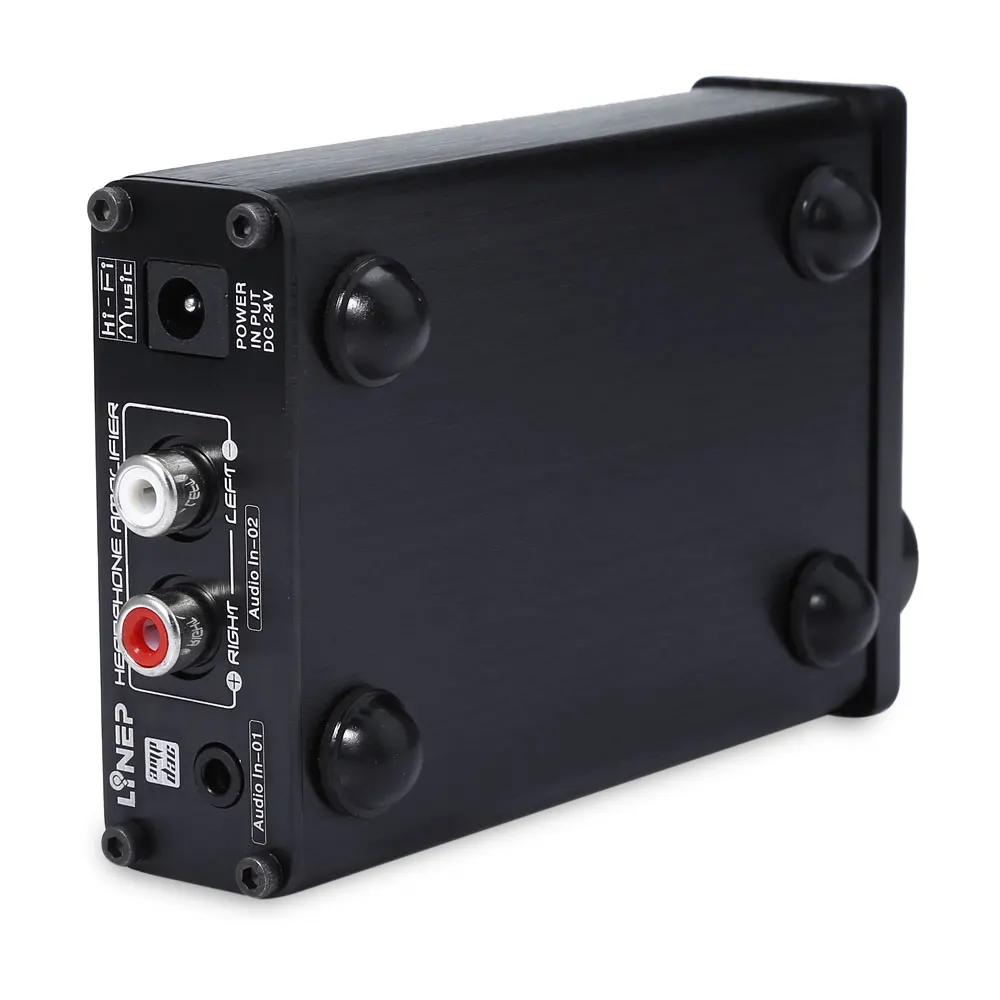 Усилитель для наушников Настольный класс A стерео гарнитура Amp двойной вход