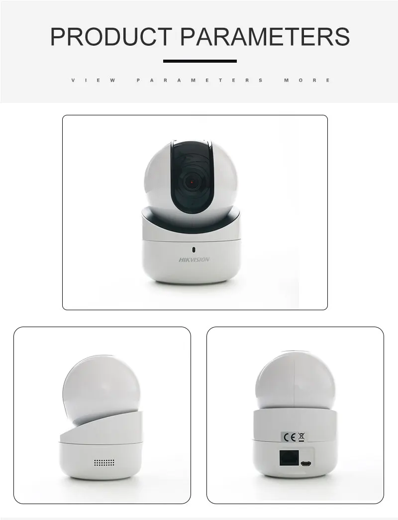Hikvision DS-2CV2Q21FD-IW английская версия 2MP мини wi-fi PT встроенный микрофон и говорящая ip-камера EZVIZ для домашнего использования