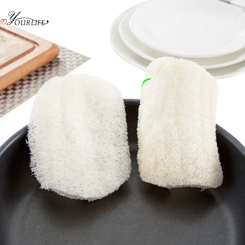 Кухонная Чистящая Щетка OYOURLIFE из натуральной люфы посуда чаша горшок очистка