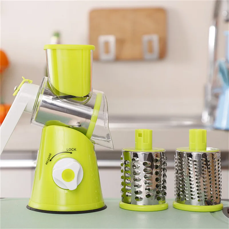 

Multifunctional Rotary Grater Vegetable Shredder Slicer Fruit Machine Potato Vegetable Cutter Kitchen Tool for Kitchen Home