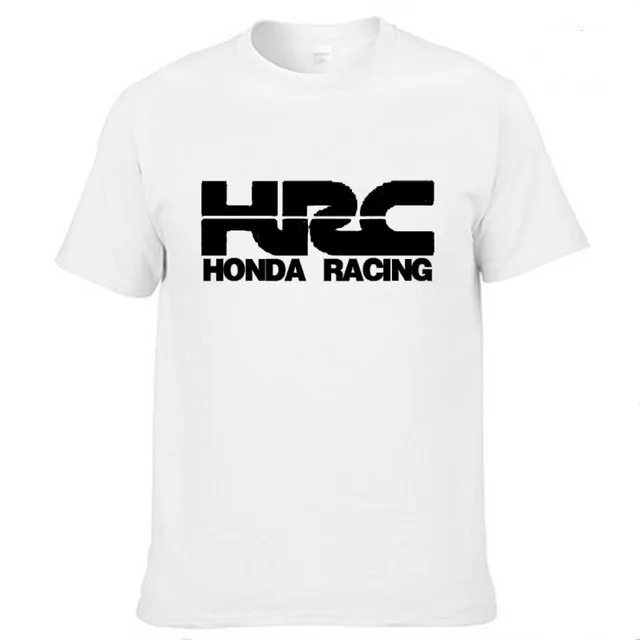 Мужская футболка с коротким рукавом HRC для гоночного мотоцикла летняя