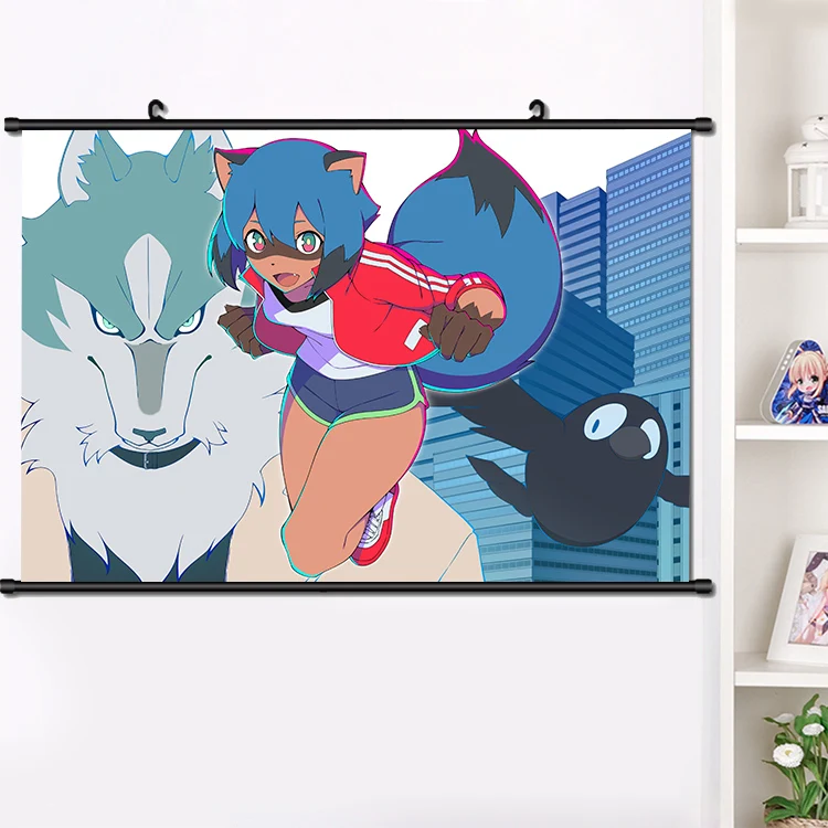 

Anime Kagemori Michiru BNA Brand New Animal Wall Scroll Mural Poster Wall Hang Poster Otaku Home Art Decor Collect 40*60cm