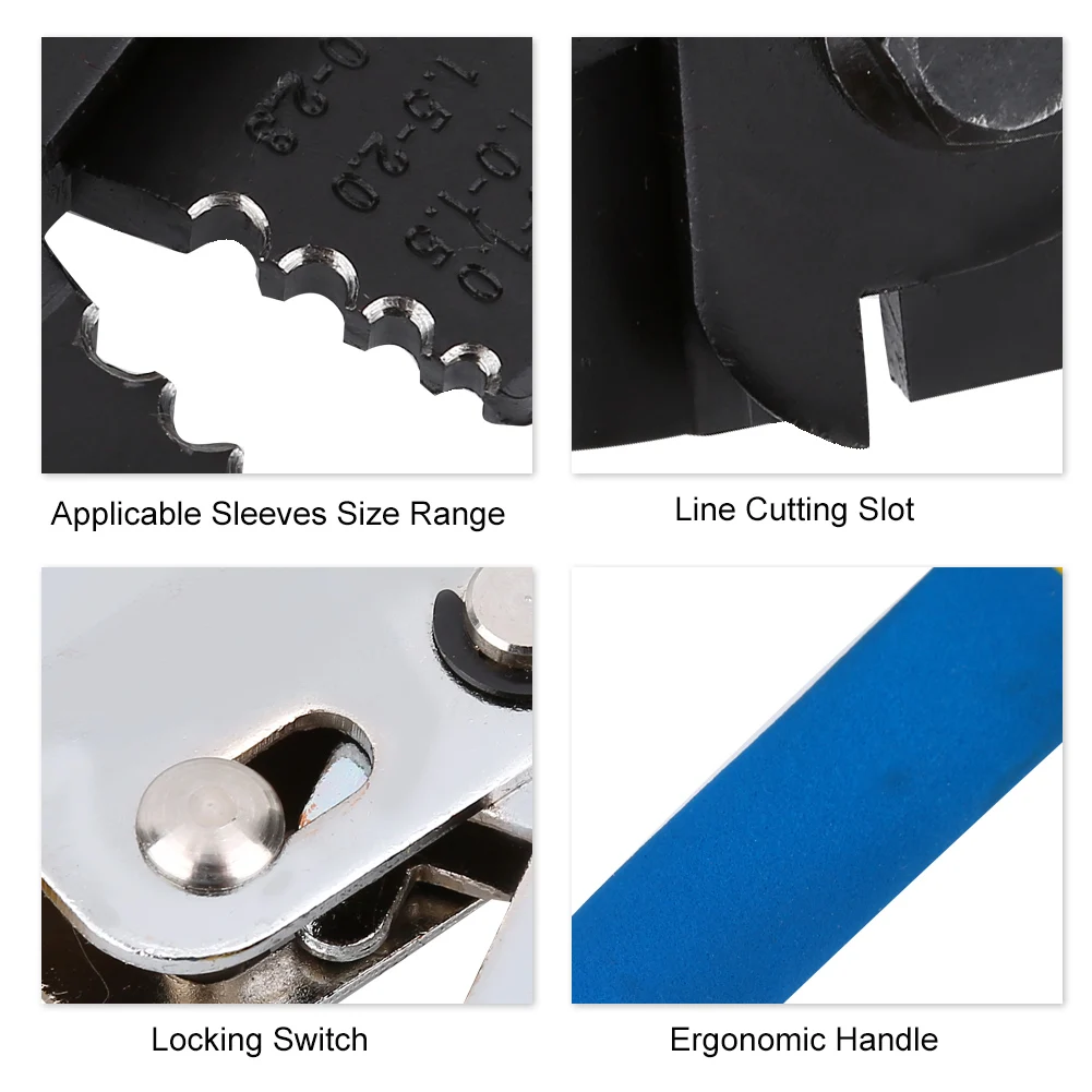 Высокоуглеродистая сталь щипцы рукав инструмент набор трос Swager терминал Crimpers